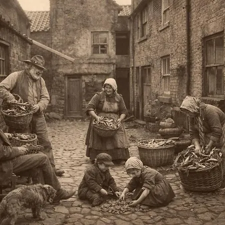 Ferienhaus Endeavour Quiet Old Yard Fishermans Whitby