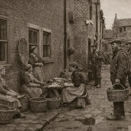 Endeavour Quiet Old Yard Fishermans Whitby